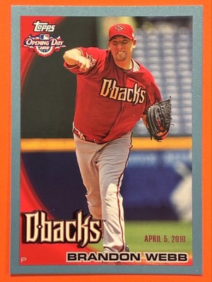 2010 Topps Opening Day - Brandon Webb #198 Blue /2010