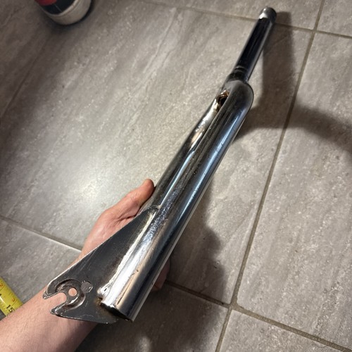 Vintage BMX Fork 20 1 in Threaded Old School BMX Chrome OG 70’s 80’s Unknown - Picture 6 of 18