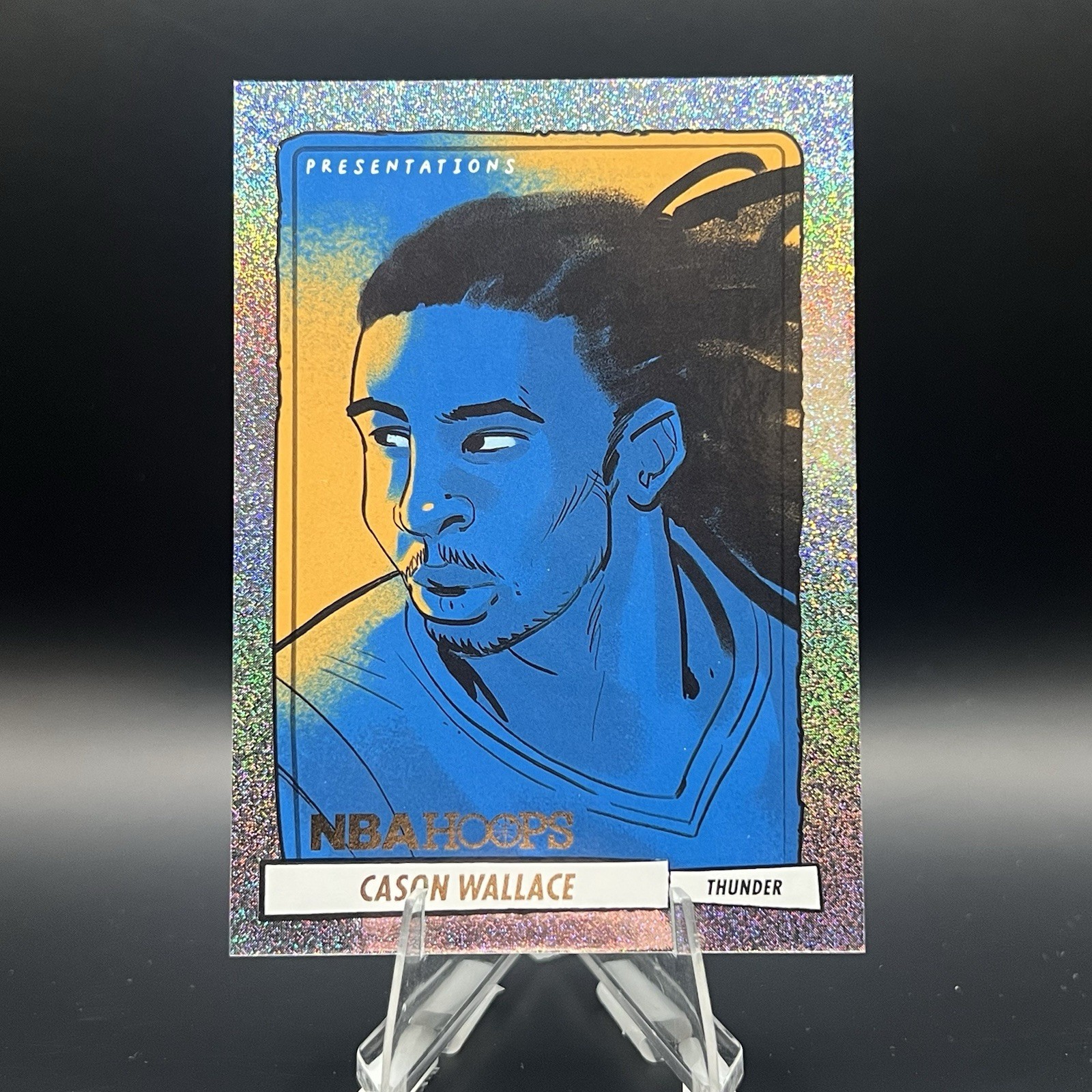 Cason Wallace Panini 2023-24 NBA Hoops Presentations #13 Oklahoma City Thunder