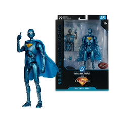 McFarlane Toys DC Multiverse Superman Robot 4 Deluxe Theatrical Edition Platinum