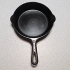 Vintage Griswold #5 Cast Iron Skillet 724 K Small Logo LAYS FLAT No Pitting Erie