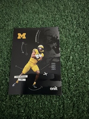 Donaven McCulley 2025 ONIT Michigan Wolverines Football Silhouette SIL-4 AF1