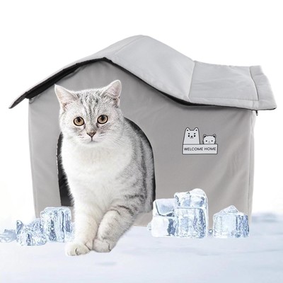 Air Conditioned Cat House with 10 Ice Packs Reusable Insulated
