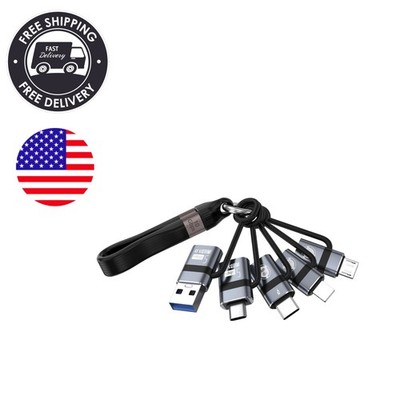 All-in-One USB A/C & Micro Adapter Kit - 6 Connectors for Fast Charging