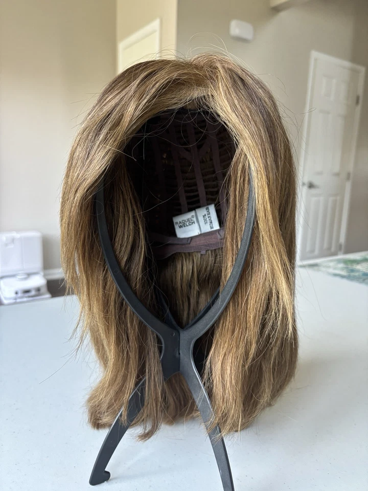 GRAN ENTRADA-PELUCA RAQUEL WELCH-CABELLO HUMANO-R10- Castaño-Encaje Frente MonoTop MemCap Foto 2 de 4