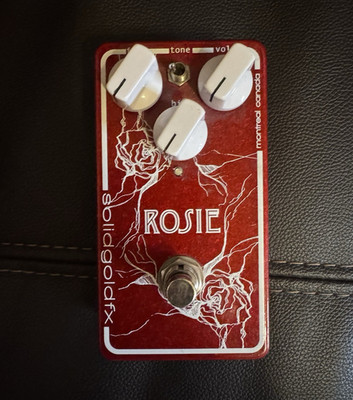 SolidGoldFX Rosie Analog Overdrive Effects Pedal for Electric Guitar