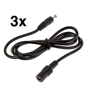 3ct 12V DC Power Cable Extensions Super Bright Led CPS-EXT1 39.3'' NEW
