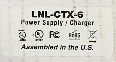 Lenel LNL-CTX-6 Power Supply / Charger | eBay