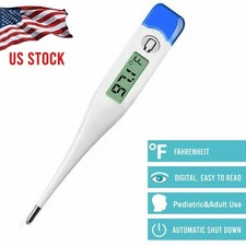 Digital LCD Thermometer Medical Body Temperature mouth Underarm Beeper Fast