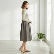Simply Vera Wang Women’s Colorblock Long Sleeve Dress Gray & Silver Size XS