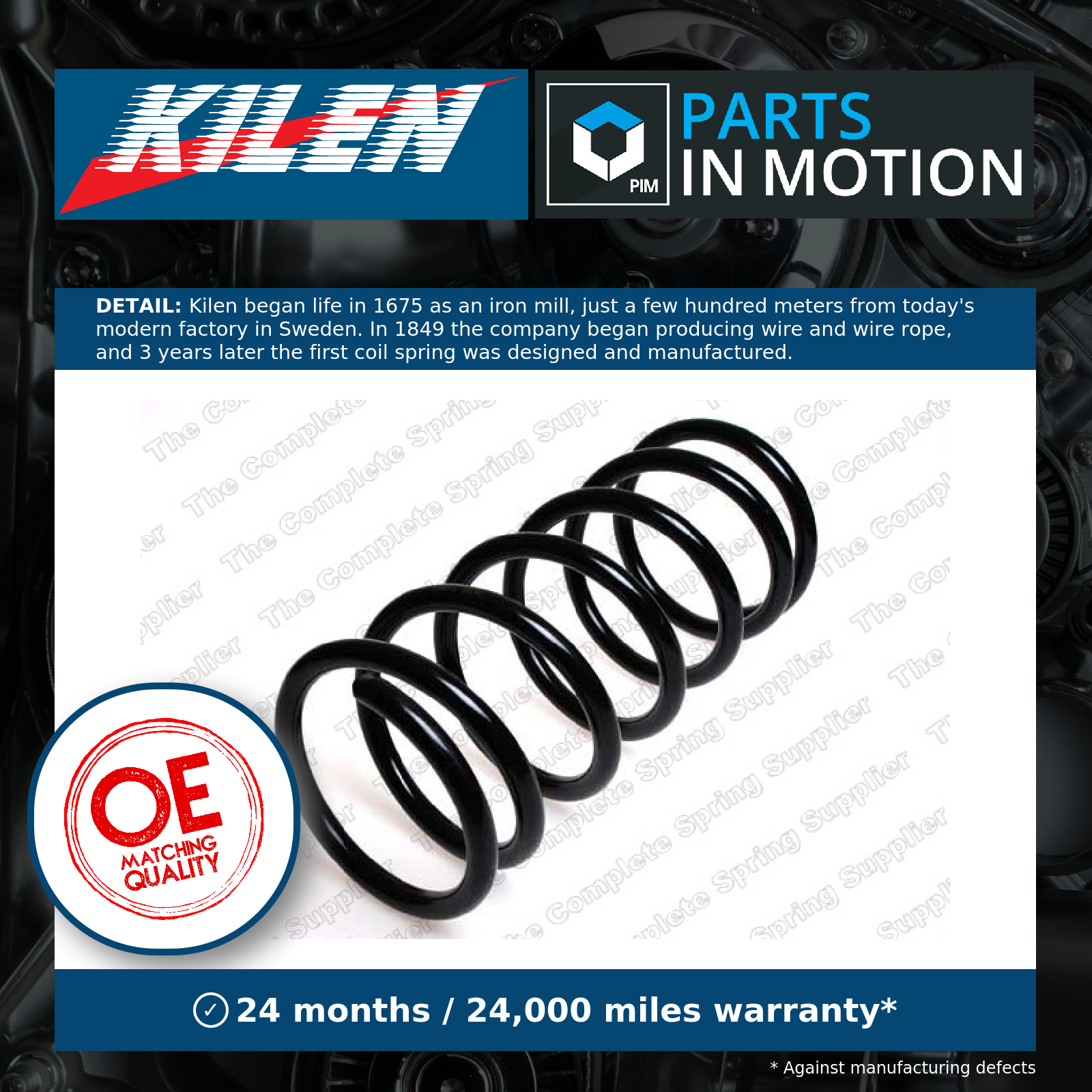 Suspension Spring Front Fits Citroen Relay Fiat Ducato Peugeot Boxer KILEN 11430 - Image 10