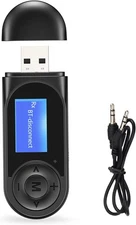 JXTZ Bluetooth Transmitter Receiver with LCD Screen, 2 in 1 Noise
