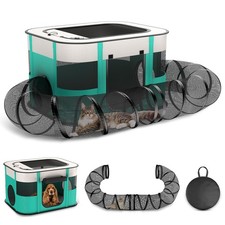 Upgrade Outdoor Cat Enclosure, Outdoor Cat Playpen Enclosed, Portable Catio C...