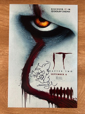 * ANDY MUSCHIETTI * signed 12x18 poster * IT ENDS: CHAPTER TWO * SKETCH * COA