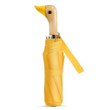 Cute Duck Handle Umbrella - Compact Travel Yellow Duck Head Umbrella Adult Li...