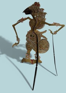 VINTAGE WAYANG KULIT SHADOW PUPPET 26”