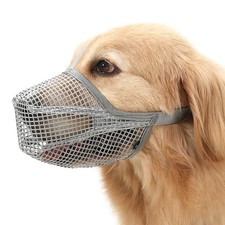 Dog Muzzle, Soft Mesh Muzzle for Small Medium Large Dogs Labrador German Shep...