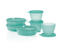 Tupperware 12-piece Wonder Full Little Wonders Mini Storage Set Mint Green NIB