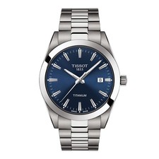 Reloj Hombre TISSOT Tissot Gentleman Titanium T127.410.44.041.00 Azul Nuevo en Caja