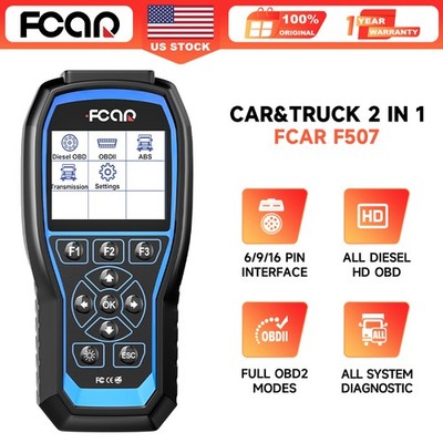 FCAR F507 Heavy Duty Truck Scanner Full Sysem Diagnostic Tool For FUSO/HINO/Mack
