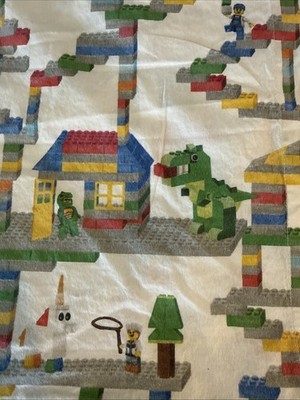 Pottery Barn Kids Lego Maze Standard Pillowcase Building Brick Minifigure