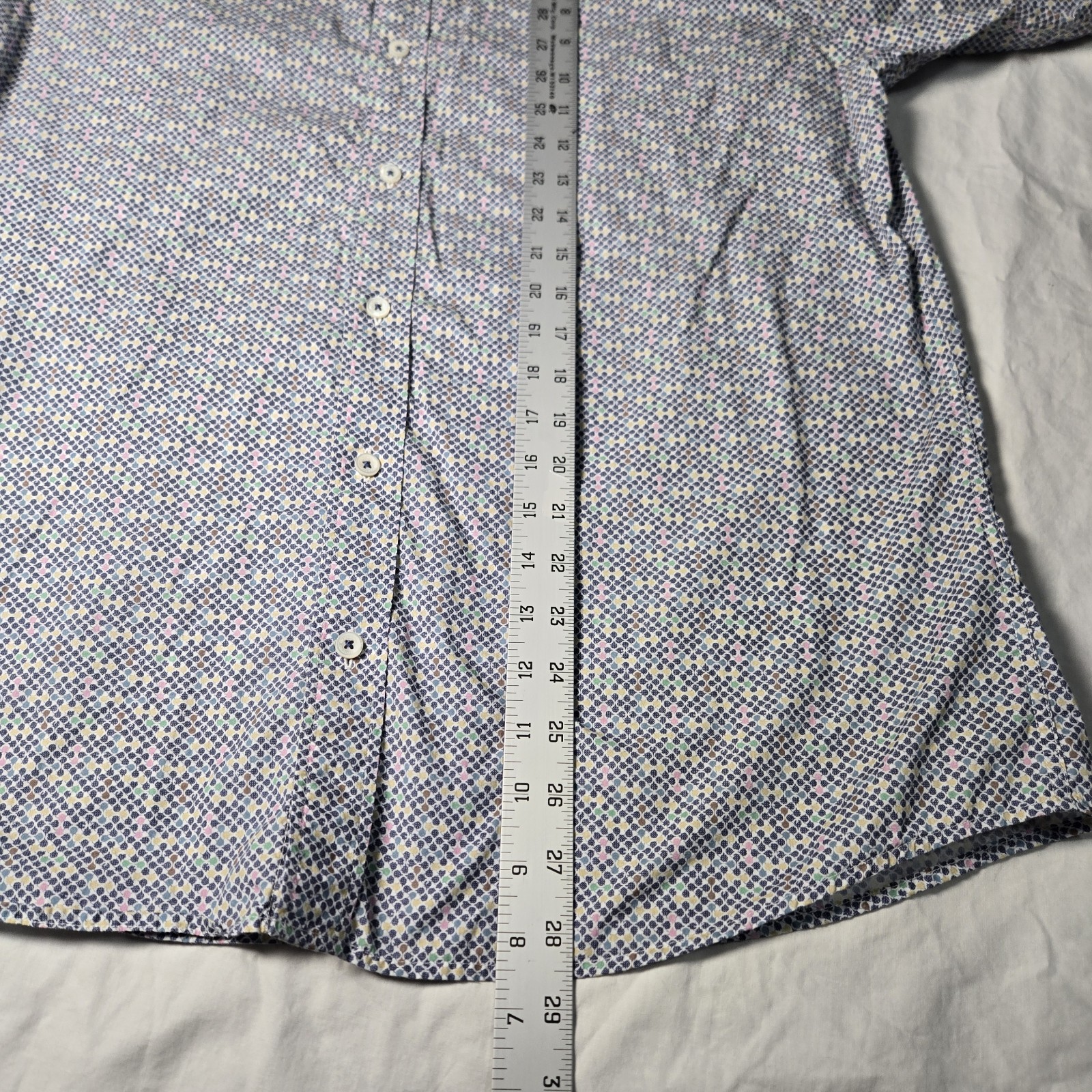 Bugatchi Shirt Button Down Medium Classic Fit Fli… - image 7