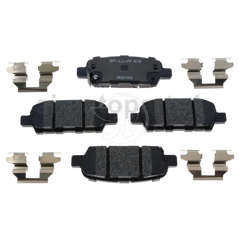 Kit de pastilhas de freio dianteiro traseiro Nissan Altima 2007 2008 2009 - Imagem 2 de 4