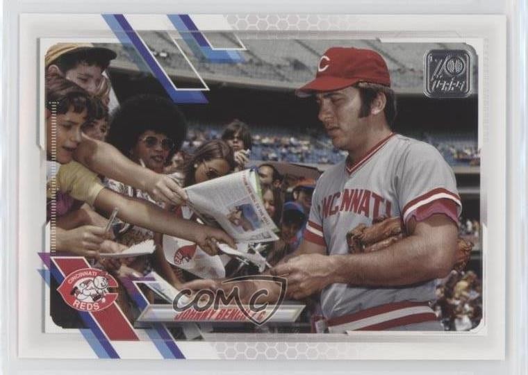 2021 Topps Legend Variation SP Legend Variation Johnny Bench #580 HOF 0o5
