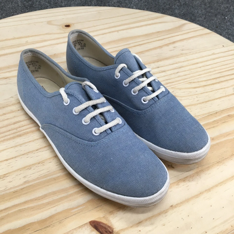 Tênis baixo Keds Shoes feminino 7 Champion azul lona WK-3020M com cadarço casual - Imagem 3 de 4