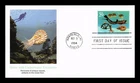 DR JIM STAMPS US COVER WONDERS OF THE SEA DIVER WITH TREASURES FDC FLEETWOOD