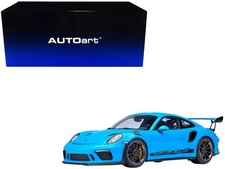 Porsche 911 991.2 GT3 RS Riviera Blue 1/18 Model Car Autoart