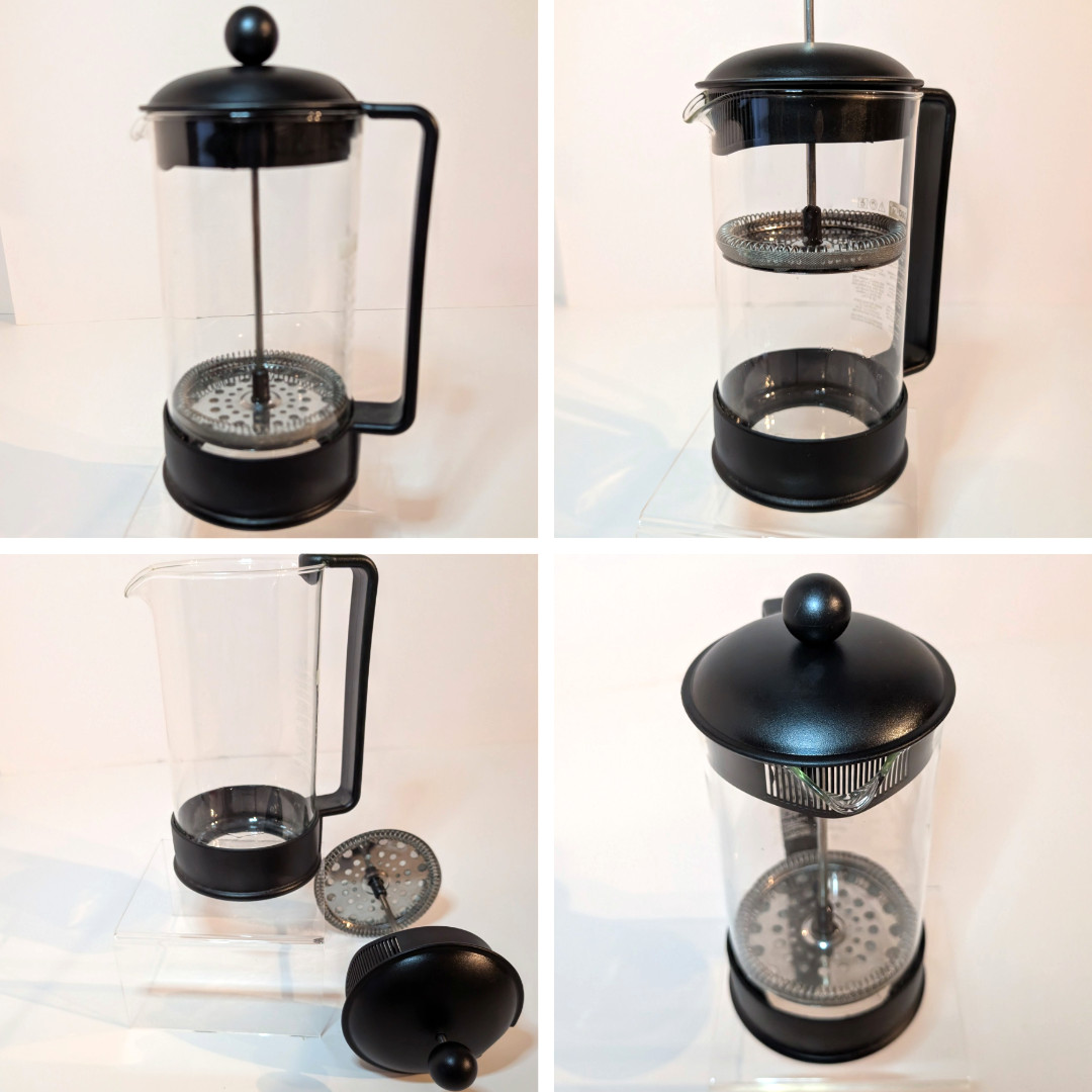 32oz, 4 Cup Plunger, Portugal Glass
