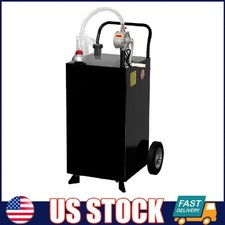 40 Gallon Portable Fuel Caddy ,Diesel Fuel Gasoline Transfer Storage Tank w/Pump