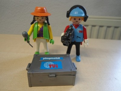 Playmobil Ersatzteile 3717  ''TV Team+Koffer''   gebraucht (741)