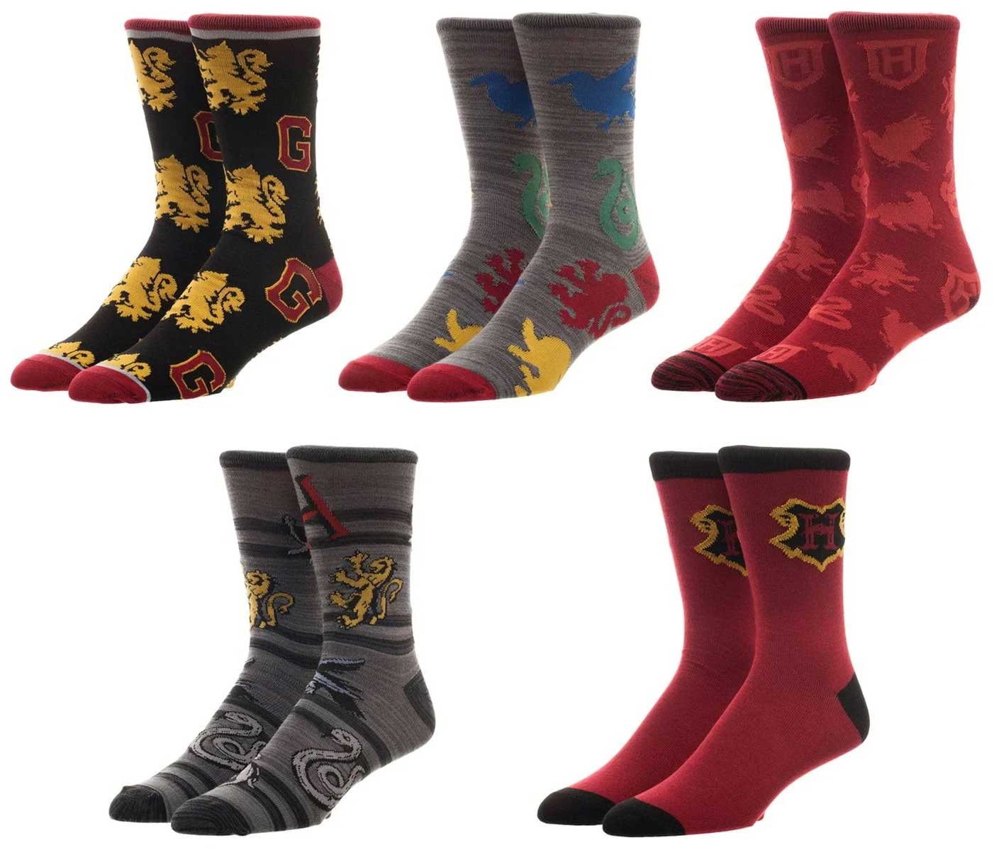 Повседневные носки Harry Potter Hogwarts 5 штук в упаковке 10-13 2590₽