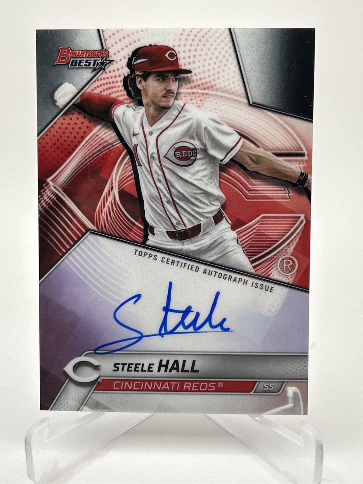 2025 Bowman Draft - Chrome Prospect Autographs Steele Hall #CPA-SHA (AU, RC)