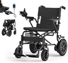 Electric Wheelchair 15 Mile Range Foldable 500W Motor All Terrain Adult