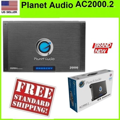 Planet Audio AC2000.2 Anarchy Series 2000W 2-channel Car Audio Amplifier