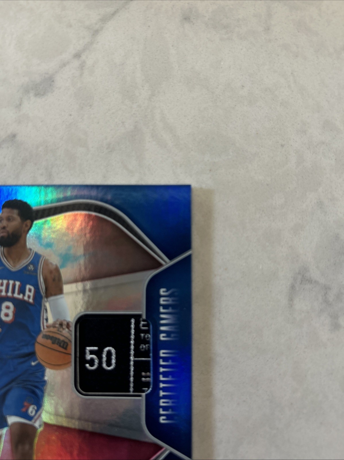2024 - 25 Panini Totally Certified Paul George #CG-PLG 1/1 Game Worn Jersey Tag view 7