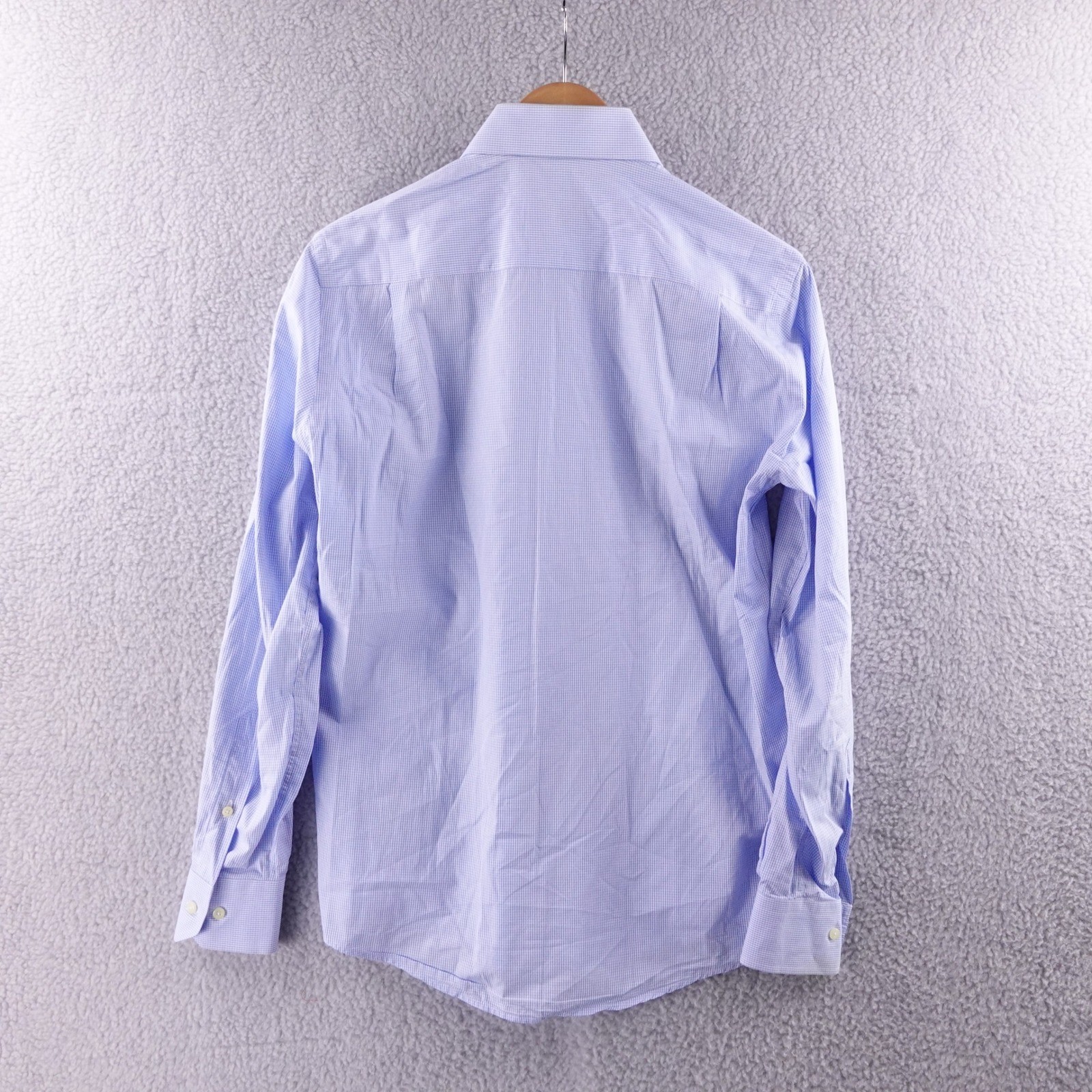 Yves Saint Laurent Pour Homme Blue Gingham Shirt … - image 3