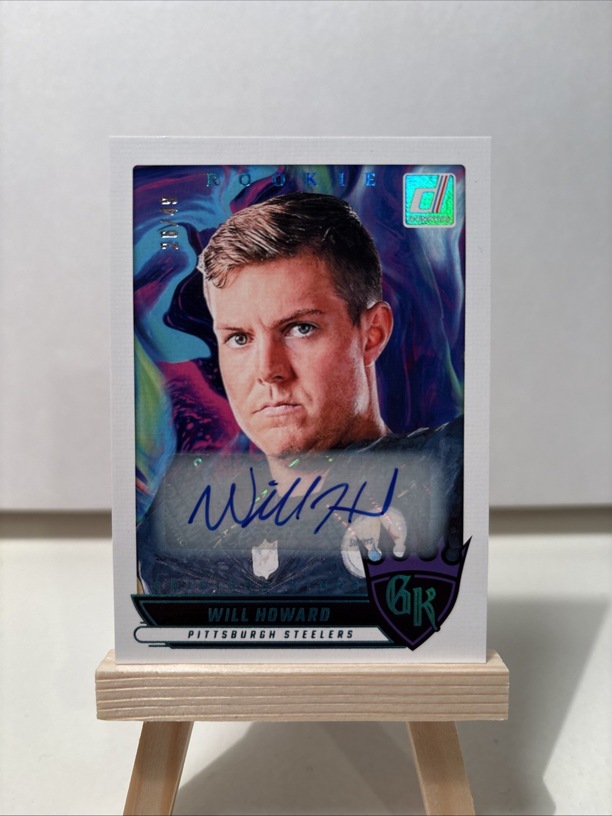 2025 Panini Donruss - Will Howard #RGK-WHD Rookie Gridiron Kings Auto /49 (RC)