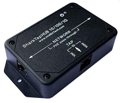 SharkTapHUB Network Sniffer black