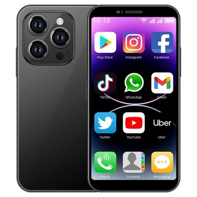 4G i16 Mini Smartphone 3.5''2600mAh Battery, Dual SIM 3+64 GB Gift For Kids