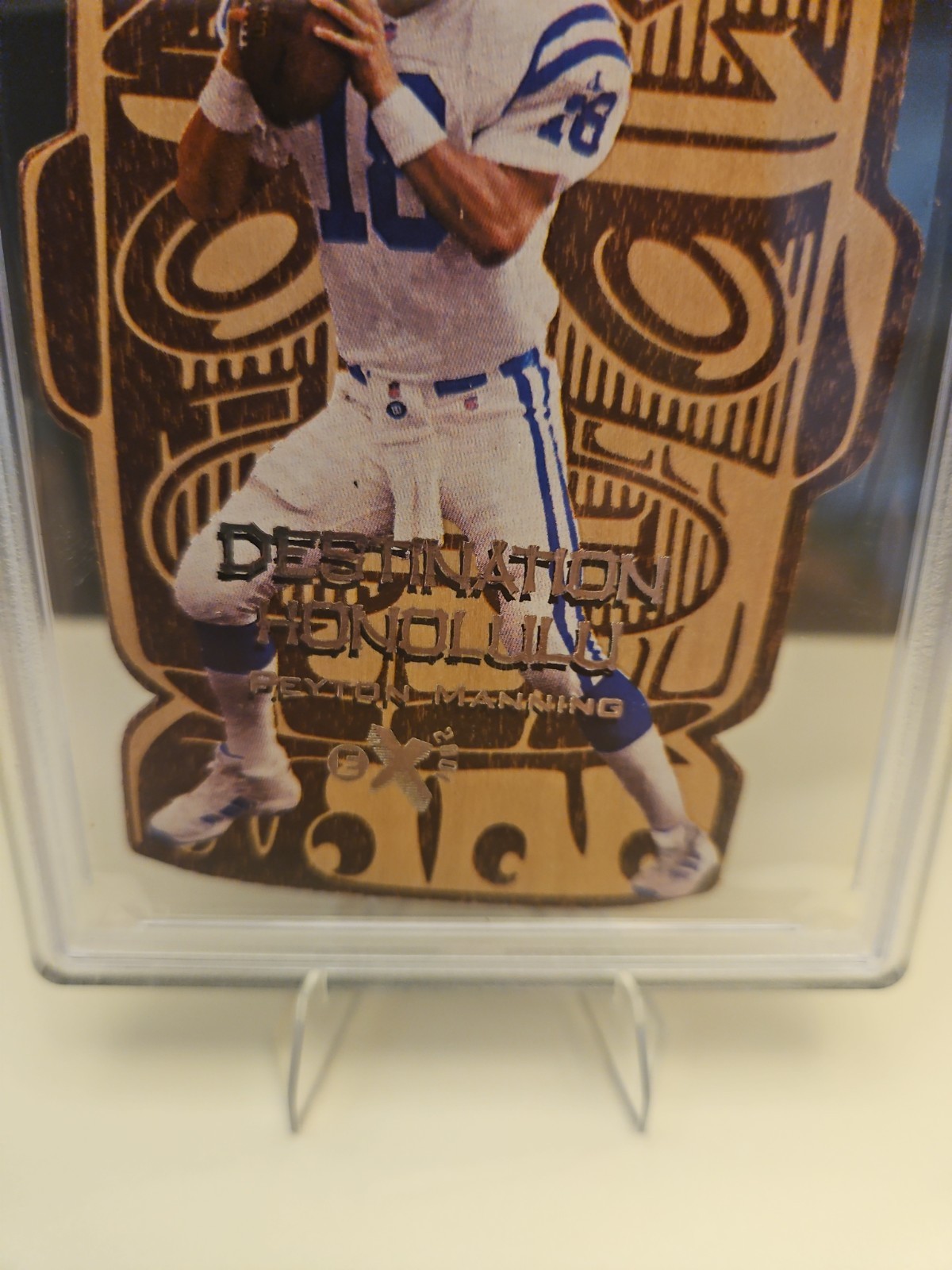 1998 Skybox EX 2001 - Destination Honolulu Peyton Manning #1 DH (RC) PSA 3 view 5