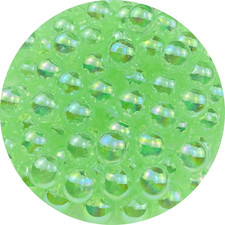 100Pcs Acrylic round Beads 12Mm AB Colors Craft Beads round Spacer Beads with Ho