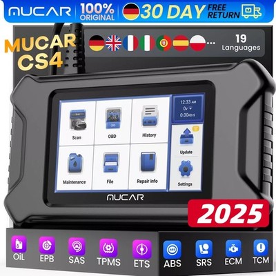 MUCAR CS4 Profi KFZ OBD2 Diagnosegerät Scanner AutoVIN ABS SRS ECM TCM Tool NEW