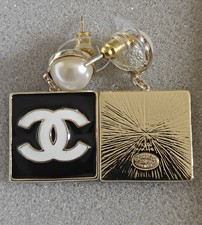 CHANEL Enamel Fashion Earrings for sale | eBay