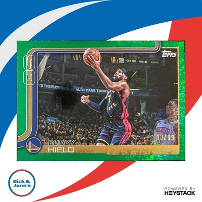 2025-26 Topps Buddy Hield Season Tip-Off Green Foil /99 #237 Warriors