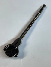 SNAP ON FNF100 3/8" DRIVE CHROME ROUND SWIVEL FLEX HEAD RATCHET 10 1/4" LENGTH