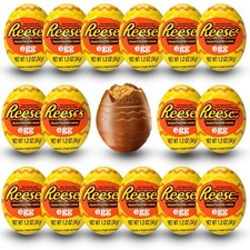 Resse's Milk Chocolate Peanut Butter Eggs &ndash; 24 pc. Bulk Gift 2 x 3 x 1 inches